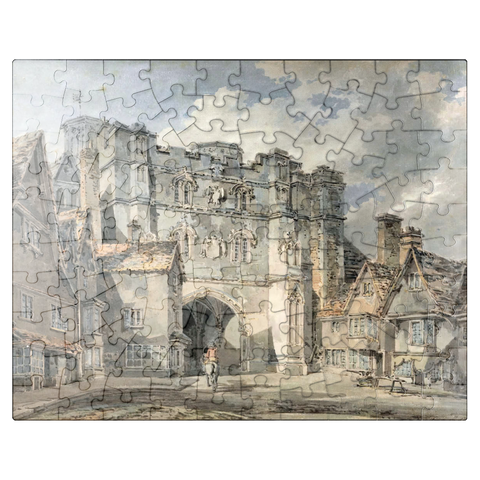 puzzleplate Christ Church Gate, Canterbury 100 Jigsaw Puzzle