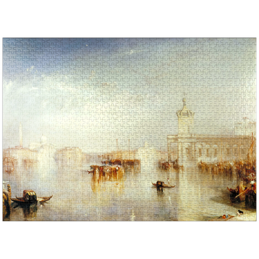 puzzleplate The Dogano, San Giorgio, Citella, from the Steps of the Europa 1000 Jigsaw Puzzle