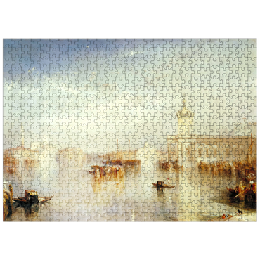puzzleplate The Dogano, San Giorgio, Citella, from the Steps of the Europa 500 Jigsaw Puzzle