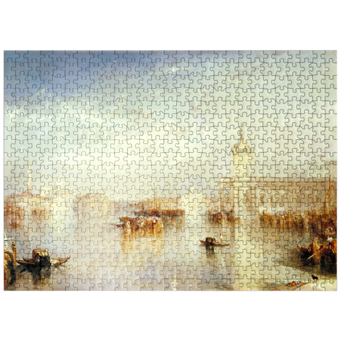 puzzleplate The Dogano, San Giorgio, Citella, from the Steps of the Europa 500 Jigsaw Puzzle
