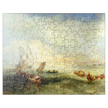 puzzleplate Line Fishing, Off Hastings 100 Jigsaw Puzzle