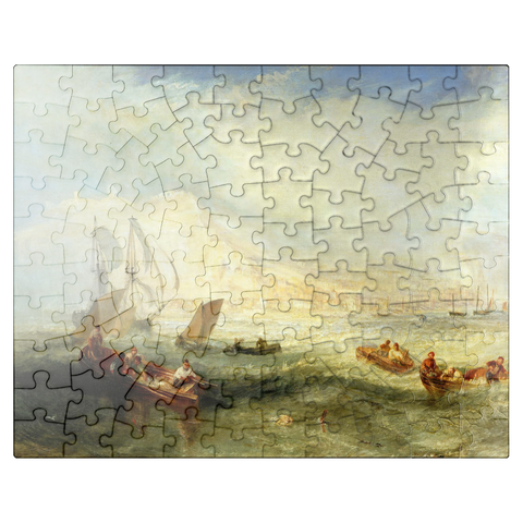 puzzleplate Line Fishing, Off Hastings 100 Jigsaw Puzzle