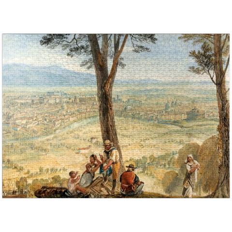 puzzleplate Rome from Monte Mario 1000 Jigsaw Puzzle