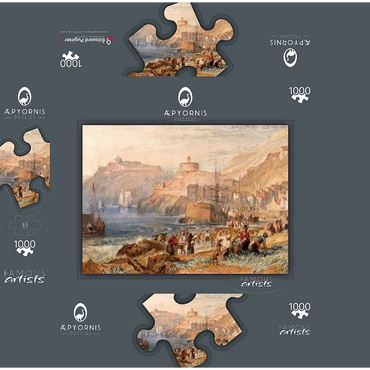 St. Mawes, Cornwall 1000 Jigsaw Puzzle box 3D Modell