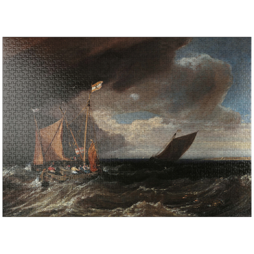 puzzleplate Seascape with a Squall Coming Up 1000 Jigsaw Puzzle