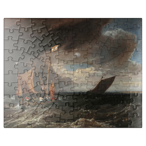 puzzleplate Seascape with a Squall Coming Up 100 Jigsaw Puzzle