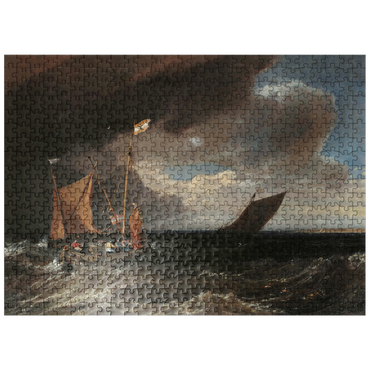 puzzleplate Seascape with a Squall Coming Up 500 Jigsaw Puzzle