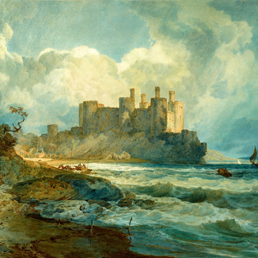 Conway Castle, North Wales 1000 Jigsaw Puzzle 3D Modell