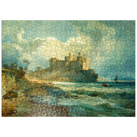 puzzleplate Conway Castle, North Wales 500 Jigsaw Puzzle