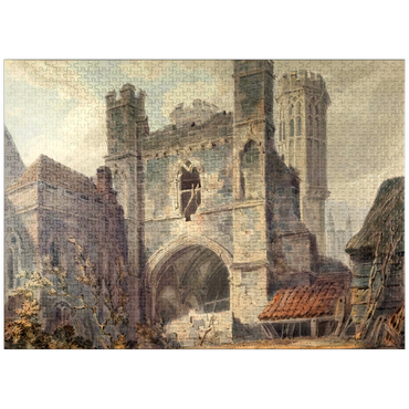 puzzleplate St. Augustine's Gate, Canterbury 1000 Jigsaw Puzzle
