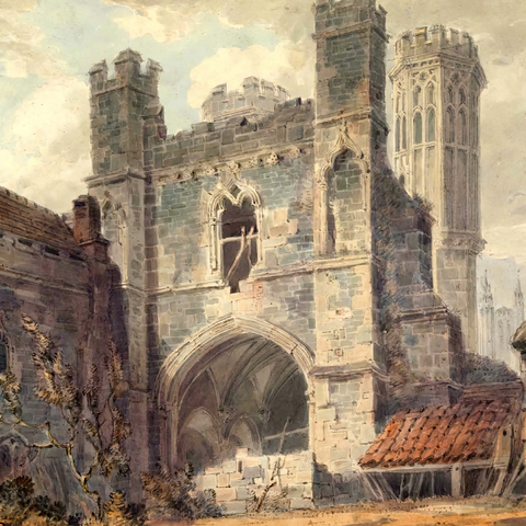 St. Augustine's Gate, Canterbury 1000 Jigsaw Puzzle 3D Modell