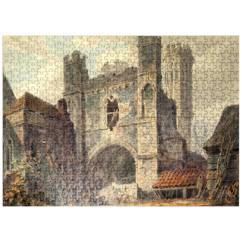 puzzleplate St. Augustine's Gate, Canterbury 500 Jigsaw Puzzle