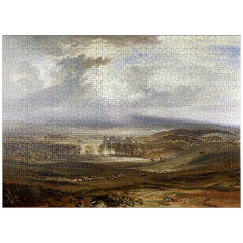 puzzleplate Raby Castle, the Seat of the Earl of Darlington 1000 Jigsaw Puzzle