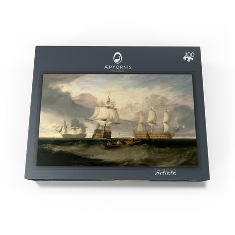 The Victory Returning from Trafalgar, in Three Positions 100 Jigsaw Puzzle box view1