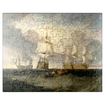puzzleplate The Victory Returning from Trafalgar, in Three Positions 100 Jigsaw Puzzle