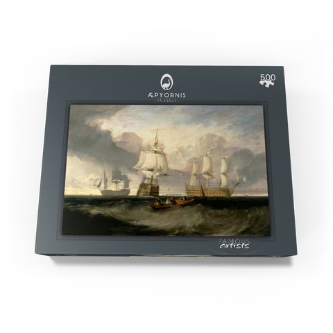 The Victory Returning from Trafalgar, in Three Positions 500 Jigsaw Puzzle box view1