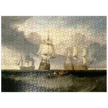 puzzleplate The Victory Returning from Trafalgar, in Three Positions 500 Jigsaw Puzzle