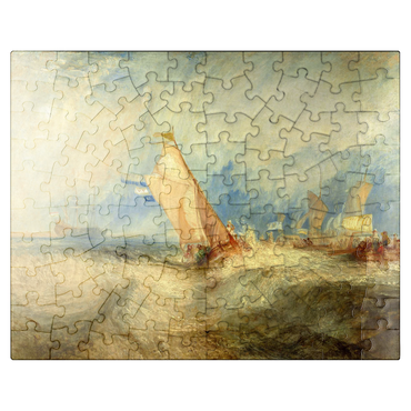 puzzleplate Van Tromp, going about to please his Masters, Ships a Sea, getting a Good Wetting 100 Jigsaw Puzzle