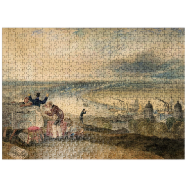 puzzleplate View of London from Greenwich 500 Jigsaw Puzzle