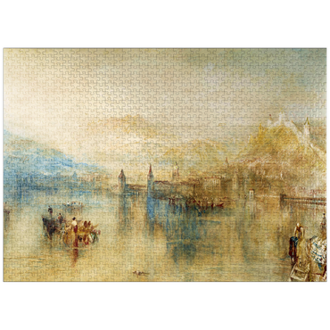 puzzleplate Lucerne from the Lake 1000 Jigsaw Puzzle