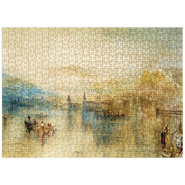 puzzleplate Lucerne from the Lake 500 Jigsaw Puzzle