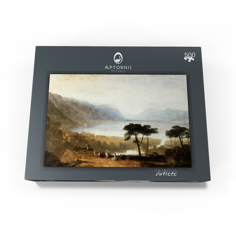 Lake of Geneva from Montreux 500 Jigsaw Puzzle box view1