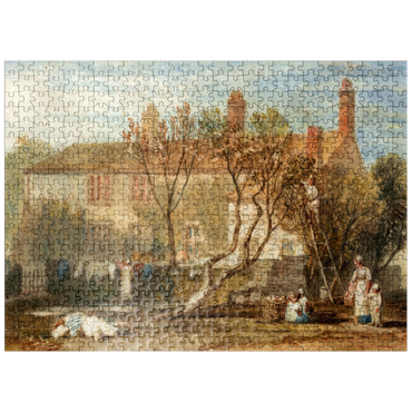 puzzleplate Steeton Manor House, Near Farnley 500 Jigsaw Puzzle
