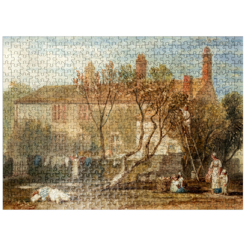puzzleplate Steeton Manor House, Near Farnley 500 Jigsaw Puzzle