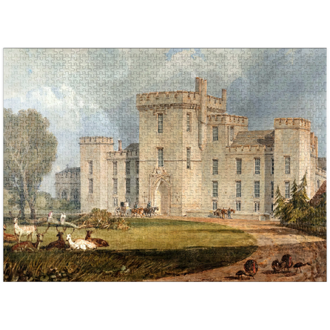 puzzleplate View of Hampton Court, Herefordshire, from the Northwest 1000 Jigsaw Puzzle