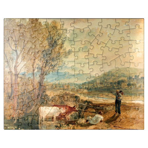 puzzleplate Lulworth Castle, Dorset 100 Jigsaw Puzzle