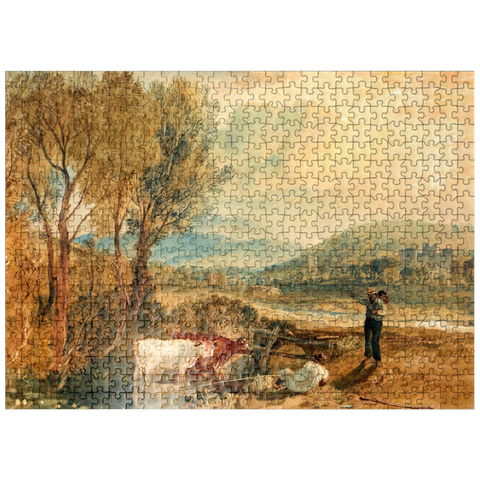 puzzleplate Lulworth Castle, Dorset 500 Jigsaw Puzzle