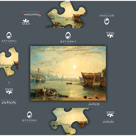Teignmouth, Devonshire 1000 Jigsaw Puzzle box 3D Modell