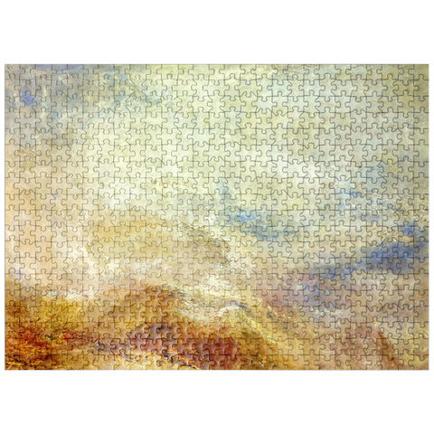 puzzleplate A mountain scene, Val d'Aosta 500 Jigsaw Puzzle