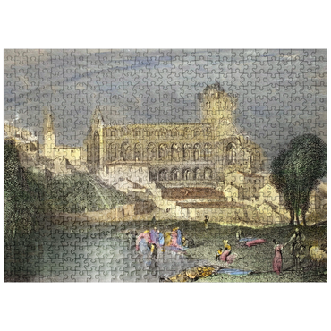 puzzleplate Jedburgh Abbey 500 Jigsaw Puzzle