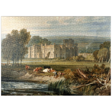 puzzleplate View of Hampton Court, Herefordshire, from the Southeast 1000 Jigsaw Puzzle