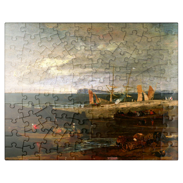 puzzleplate A Scene on the English Coast 100 Jigsaw Puzzle