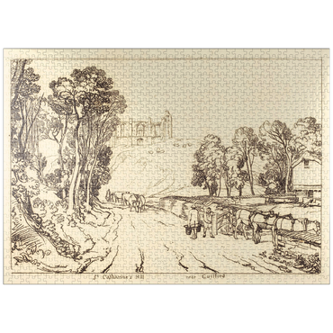 puzzleplate Saint Catherine's Hill Near Guilford 1000 Jigsaw Puzzle