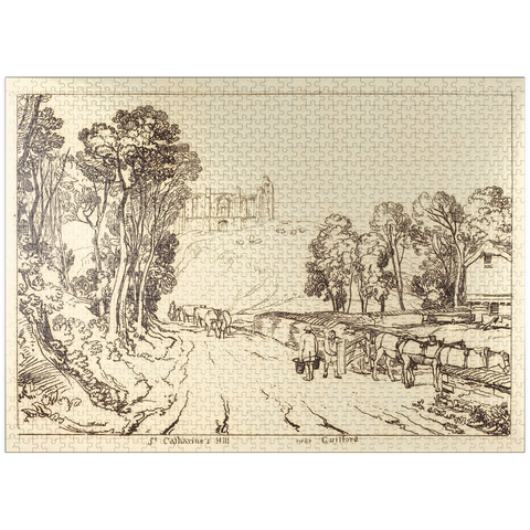 puzzleplate Saint Catherine's Hill Near Guilford 1000 Jigsaw Puzzle