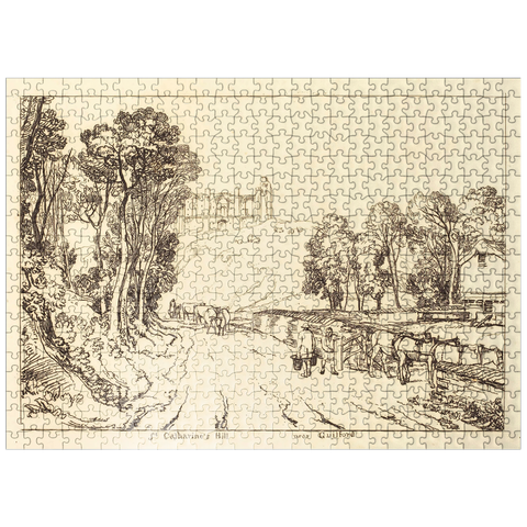 puzzleplate Saint Catherine's Hill Near Guilford 500 Jigsaw Puzzle