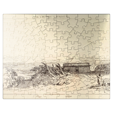 puzzleplate Fifth Plague of Egypt (Liber Studiorum, part III, plate 16) 100 Jigsaw Puzzle