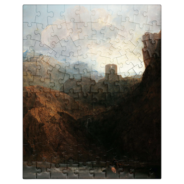 puzzleplate Dolbadern Castle, North Wales 100 Jigsaw Puzzle