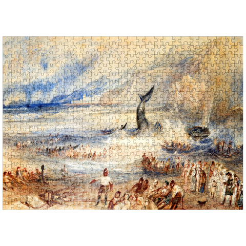 puzzleplate The Whale on Shore 500 Jigsaw Puzzle