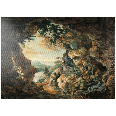 puzzleplate The Mouth of the Avon, near Bristol, seen from Cliffs below Clifton 1000 Jigsaw Puzzle