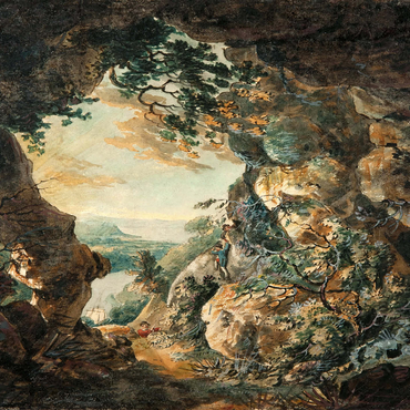 The Mouth of the Avon, near Bristol, seen from Cliffs below Clifton 1000 Jigsaw Puzzle 3D Modell