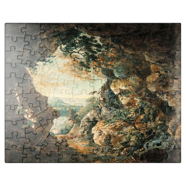 puzzleplate The Mouth of the Avon, near Bristol, seen from Cliffs below Clifton 100 Jigsaw Puzzle