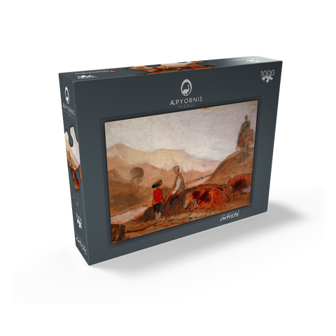 Mountainous Landscape with Figures by a Lake 1000 Jigsaw Puzzle box view1