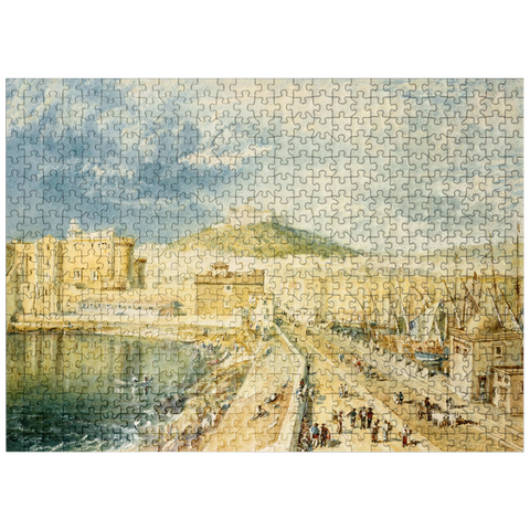 puzzleplate The Old Harbour, Naples 500 Jigsaw Puzzle