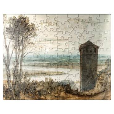 puzzleplate Weissenthurm and the Hoche Monument 100 Jigsaw Puzzle