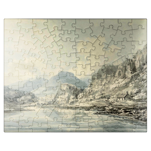 puzzleplate Mountainous Landscape 100 Jigsaw Puzzle