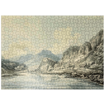 puzzleplate Mountainous Landscape 500 Jigsaw Puzzle